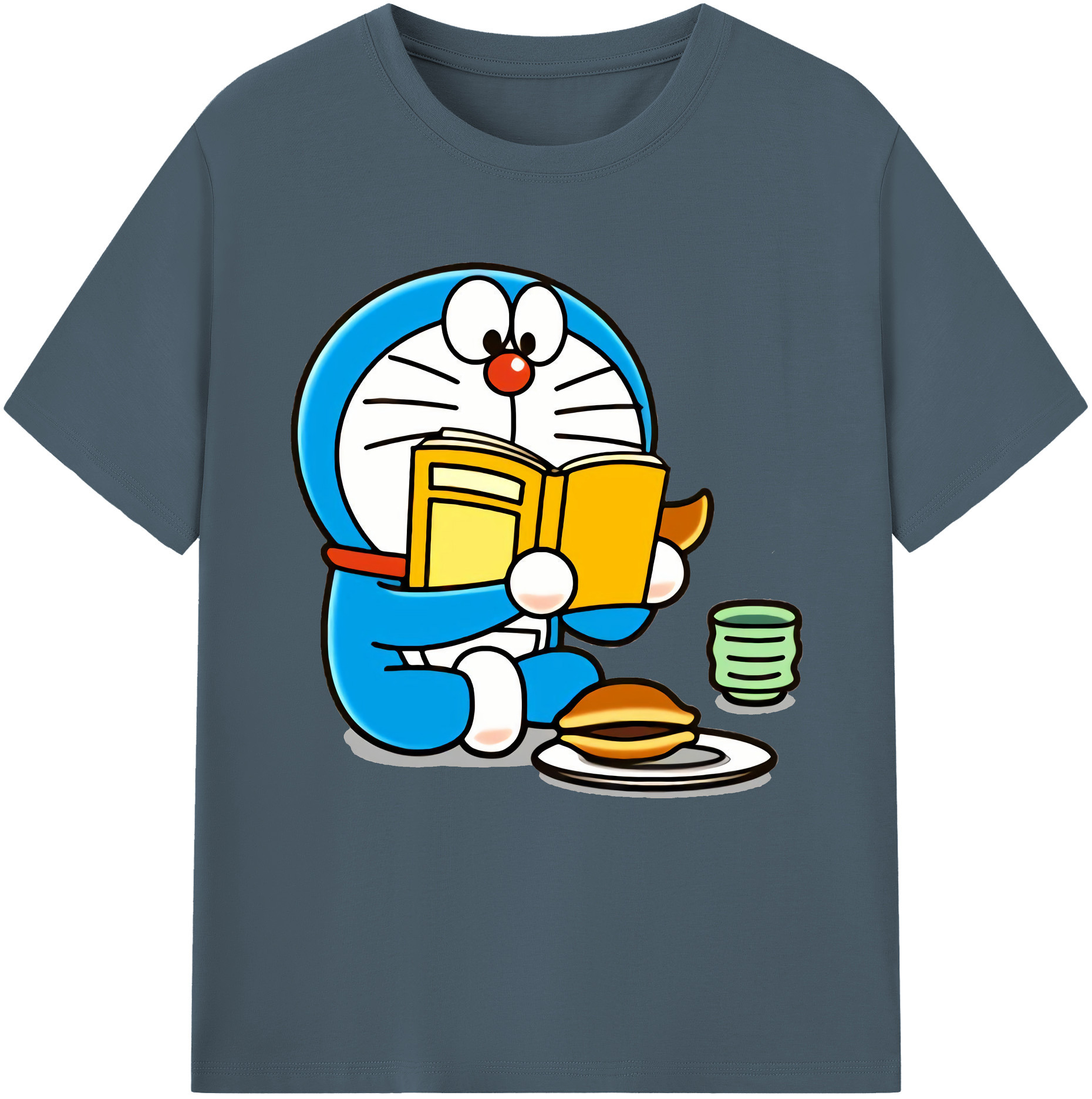 （画像用） ドラえもん Doraemon 綿100％半袖Tシャツ（フロントプリント）